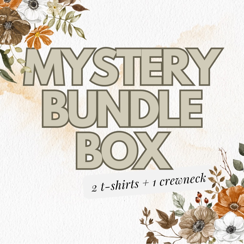 MYSTERY BUNDLE BOX | 2 SHIRTS + 1 SWEATSHIRT